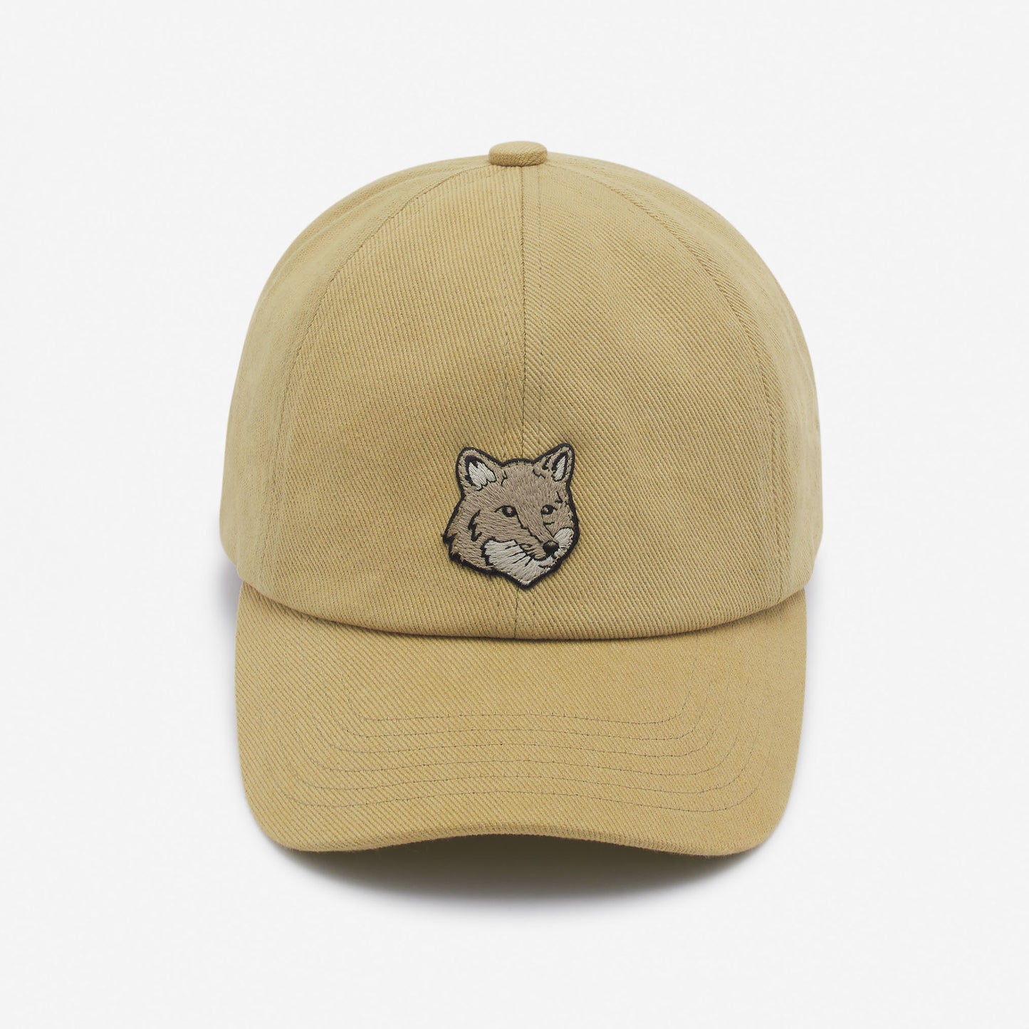 Maison Kitsuné Beige Fox Head Cap (MM06104WW0096)