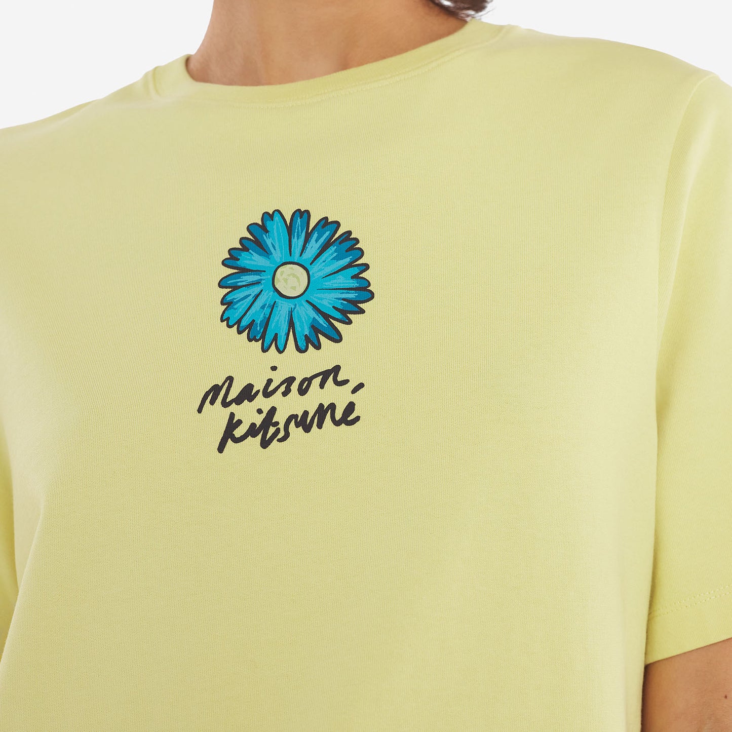 Maison Kitsuné Flower Patch Logo T-Shirt (MW00113KJ0119)