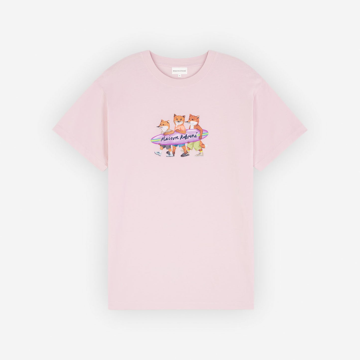 Maison Kitsuné Surfing Foxes Comfort T-Shirt (MW00116KJ0136)