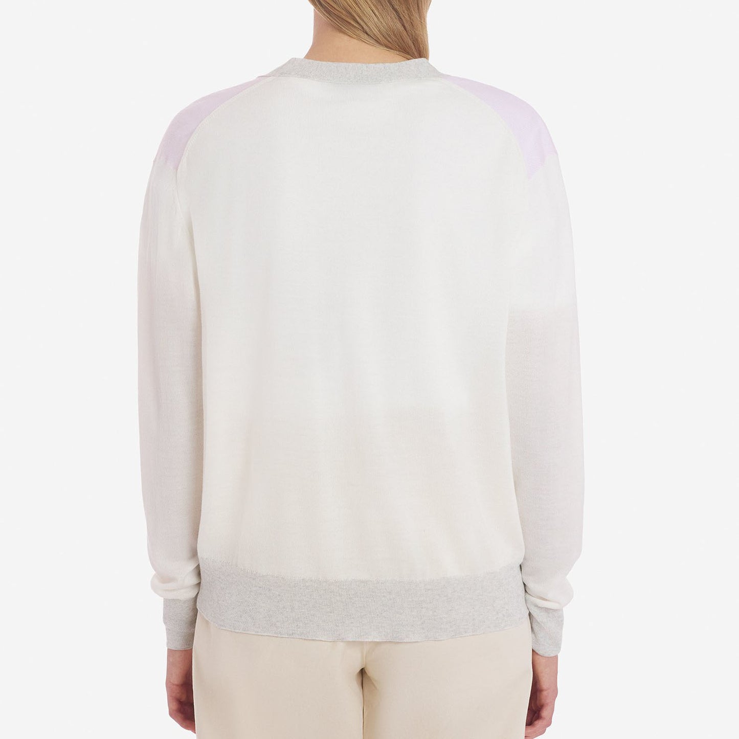 Maison Kitsuné Pastel Contrast Fox Head Cardigan (MW00505KT1036)