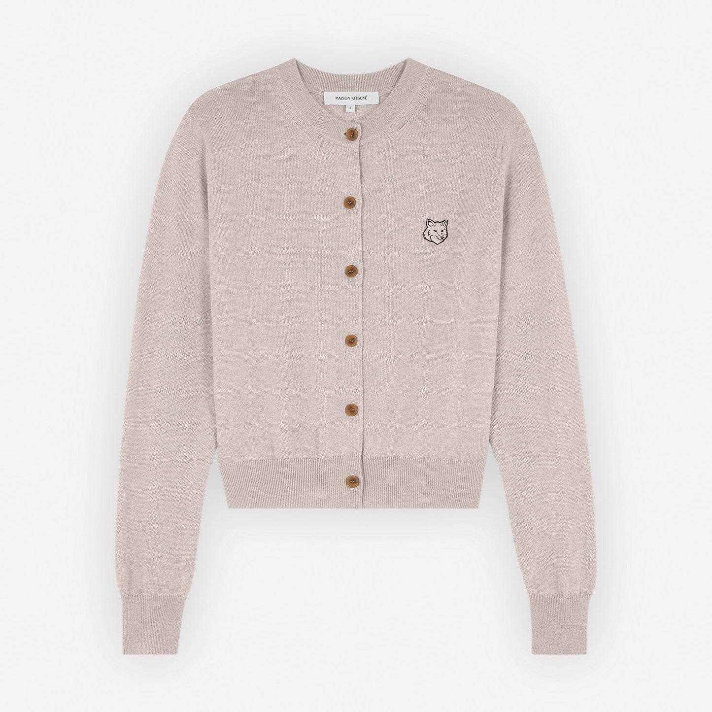 Maison Kitsuné Bold Fox Head Patch Regular Cardigan (MW00508KT1036)