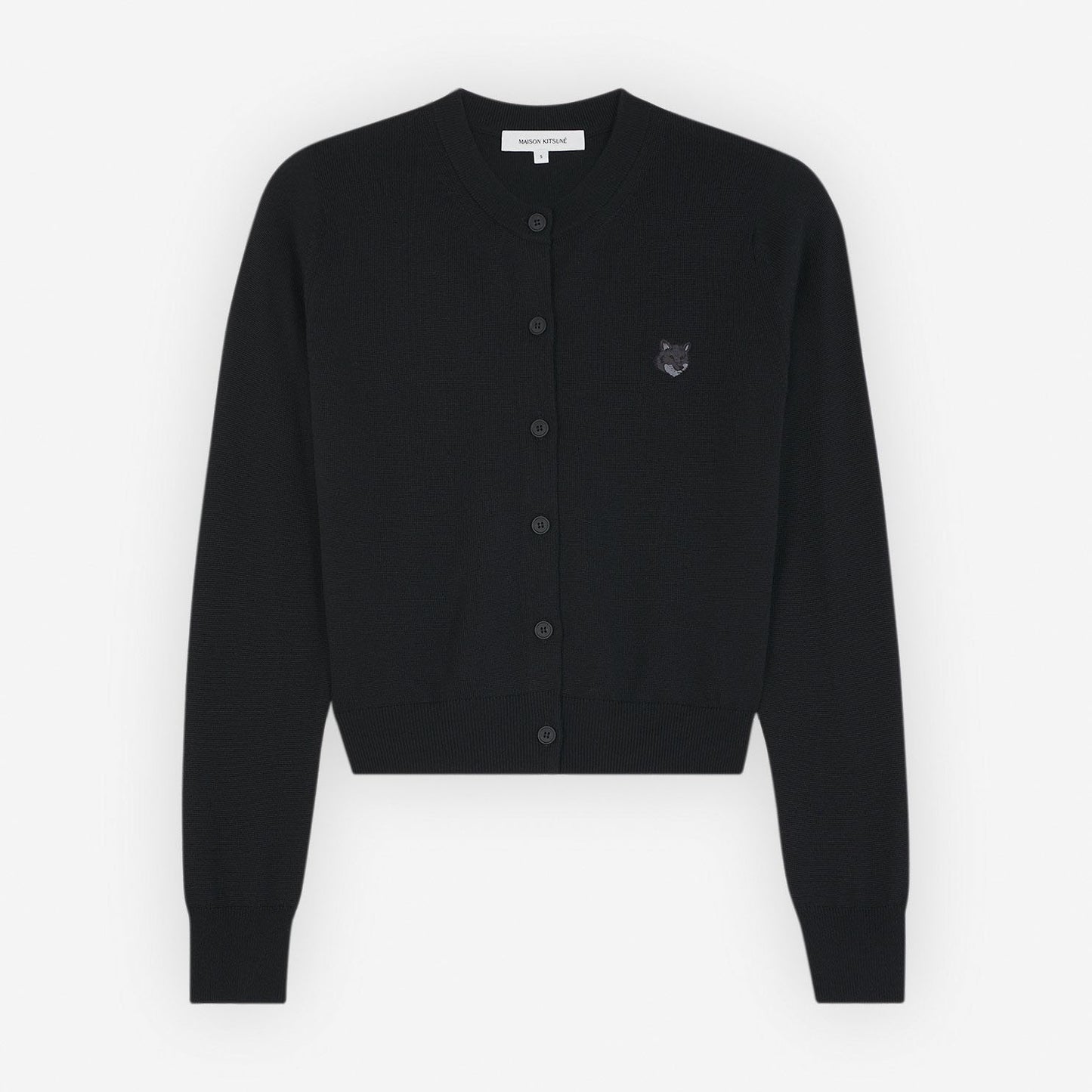 Maison Kitsuné Bold Fox Head Patch Regular Cardigan (MW00508KT1036)