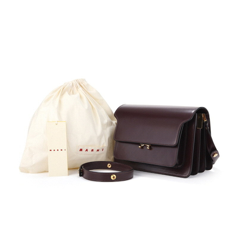 Marni Trunk Soft Medium Shoulder Bag (SBMPN09UO7 LV455)