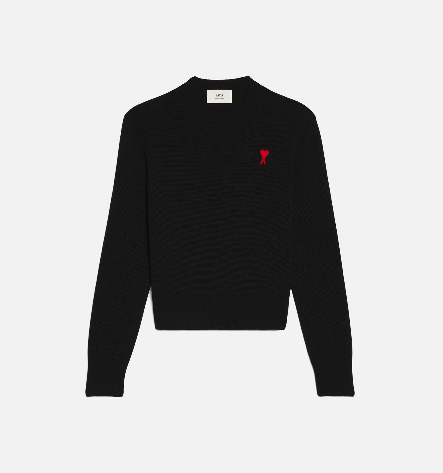 AMI Small Heart Logo Crewneck Sweater (FKS001.001)