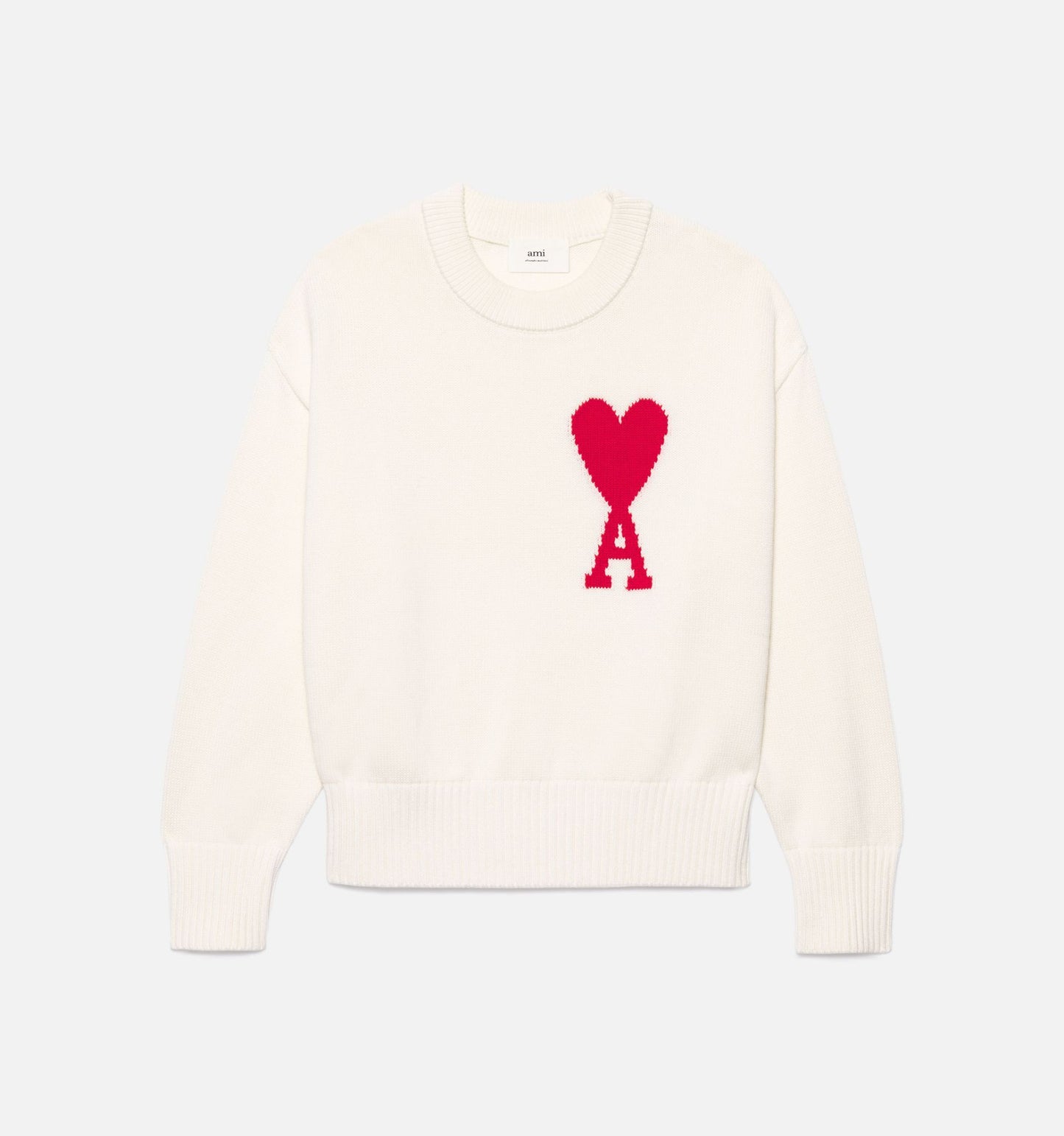 AMI Big Heart Logo Overfit Sweater (UKS003.016)