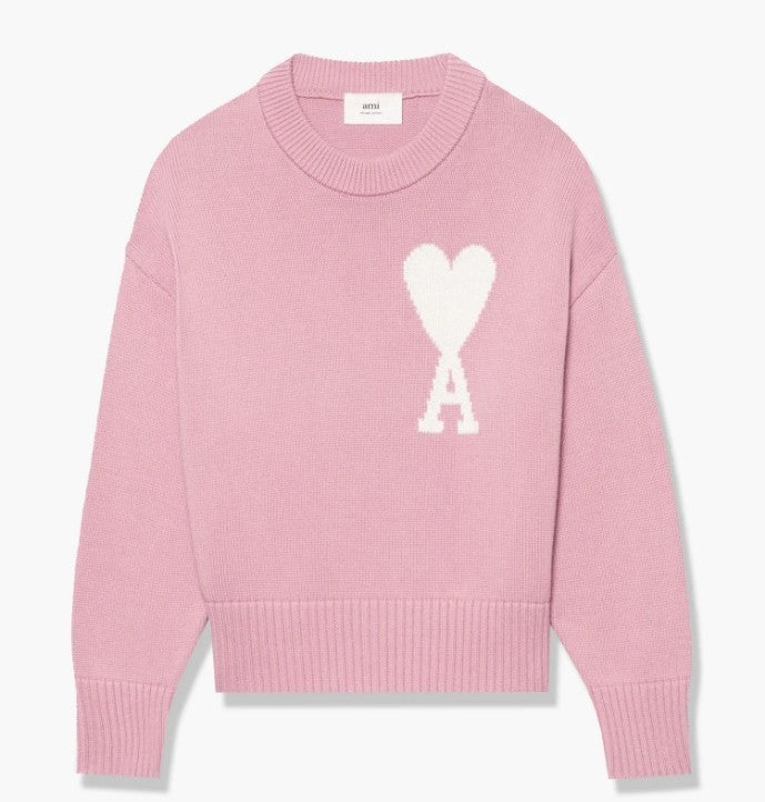 AMI Big Heart Logo Overfit Sweater (UKS003.016)
