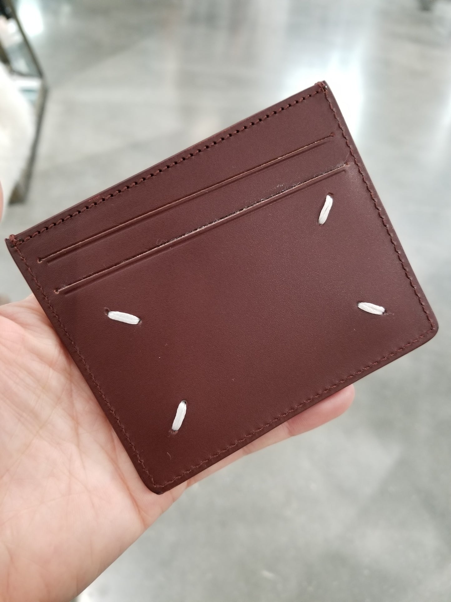 Maison Margiela Grained Leather Card Holder (S35UI0432)