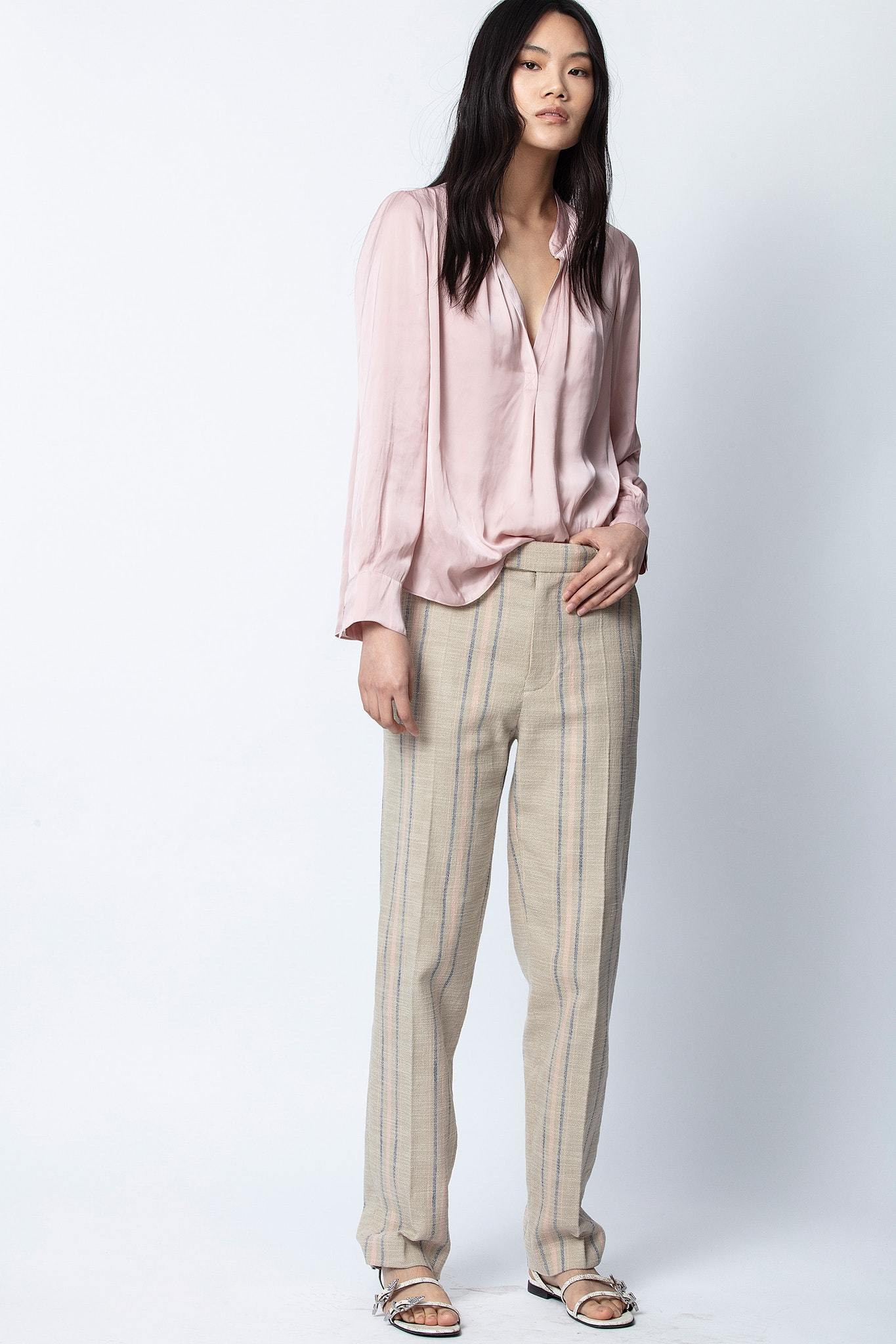 Zadig & Voltaire Tink Satin Top (SJCP0503F)