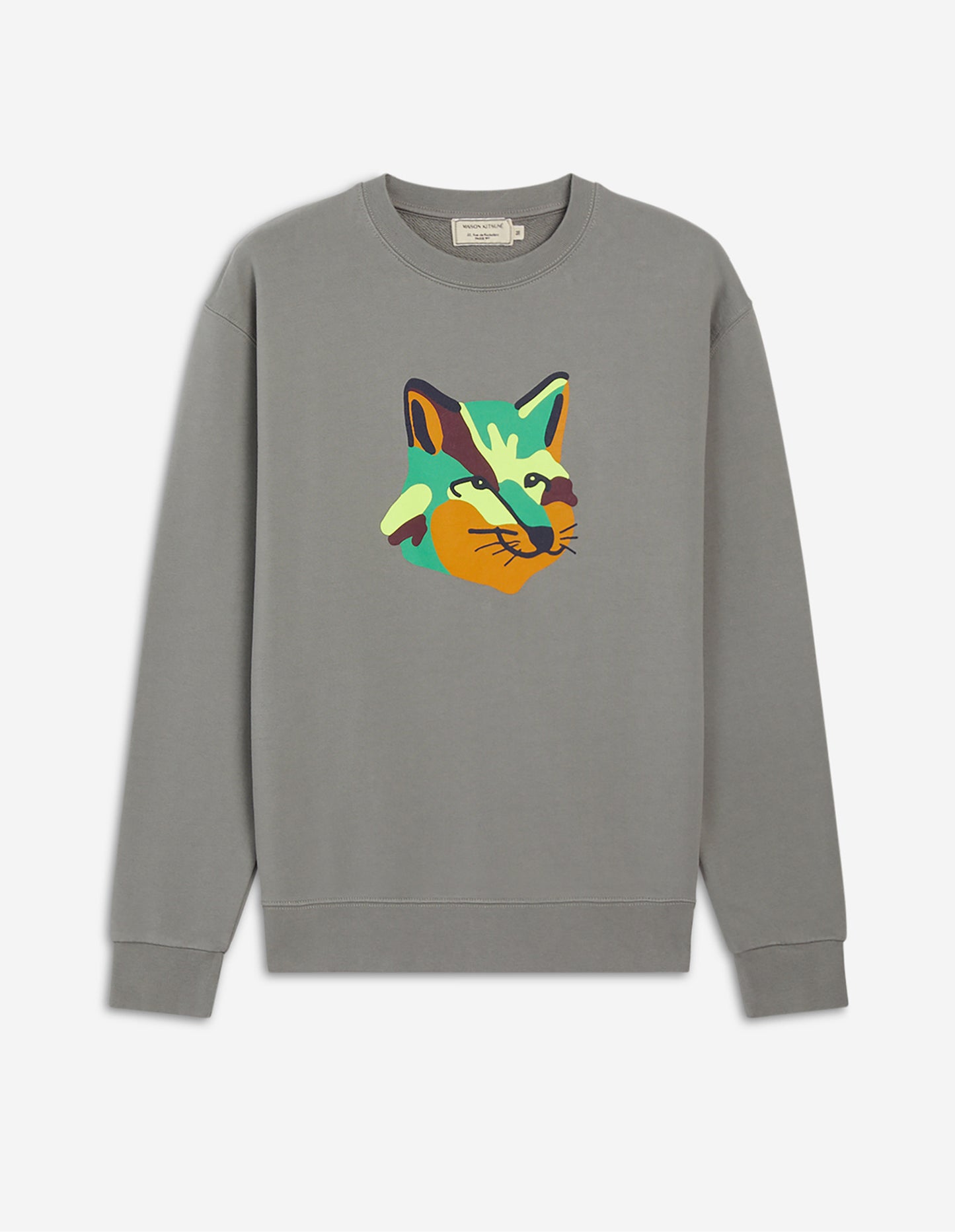Maison Kitsuné Multicolor Fox Head Patch Sweatshirt (FU00363KM0001)