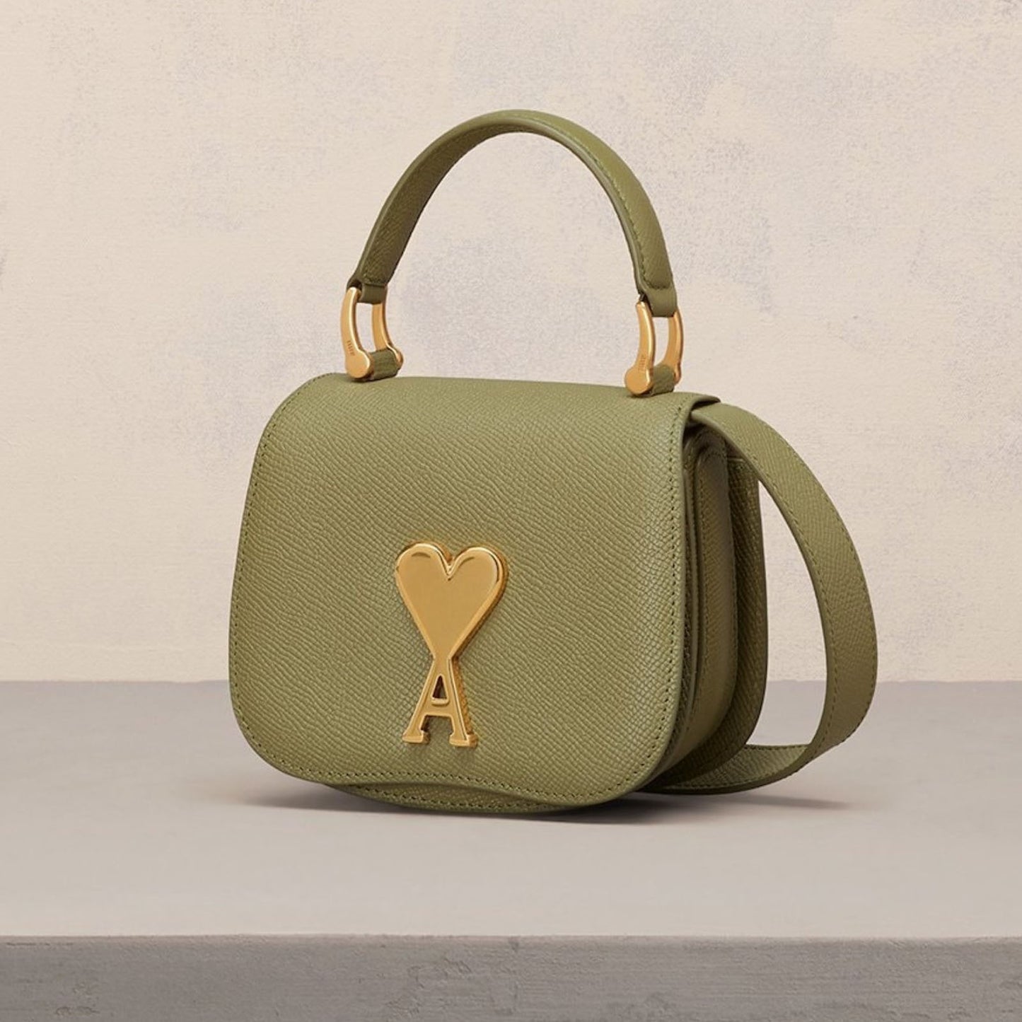 AMI Paris Mini Top Handle Bag with Logo Hardware (ULL008.AL0036)