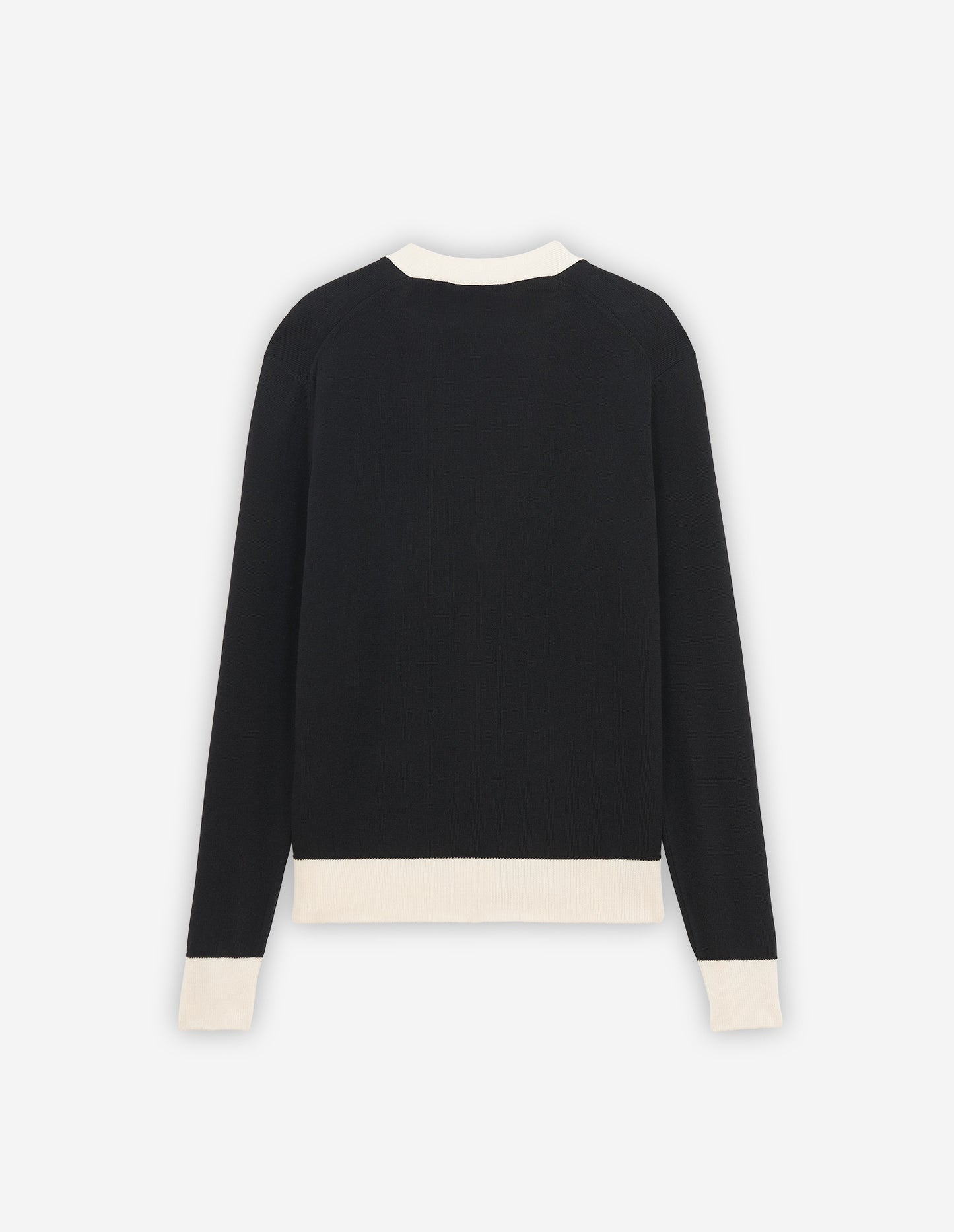 Maison Kitsuné Contrast Trim Fox Head Cardigan (HU00542KT1036)