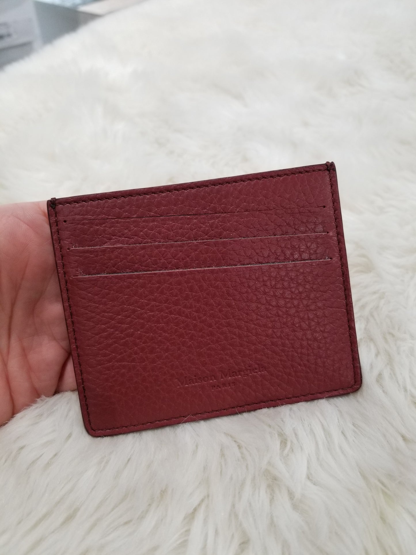 Maison Margiela Grained Leather Card Holder (S35UI0432)