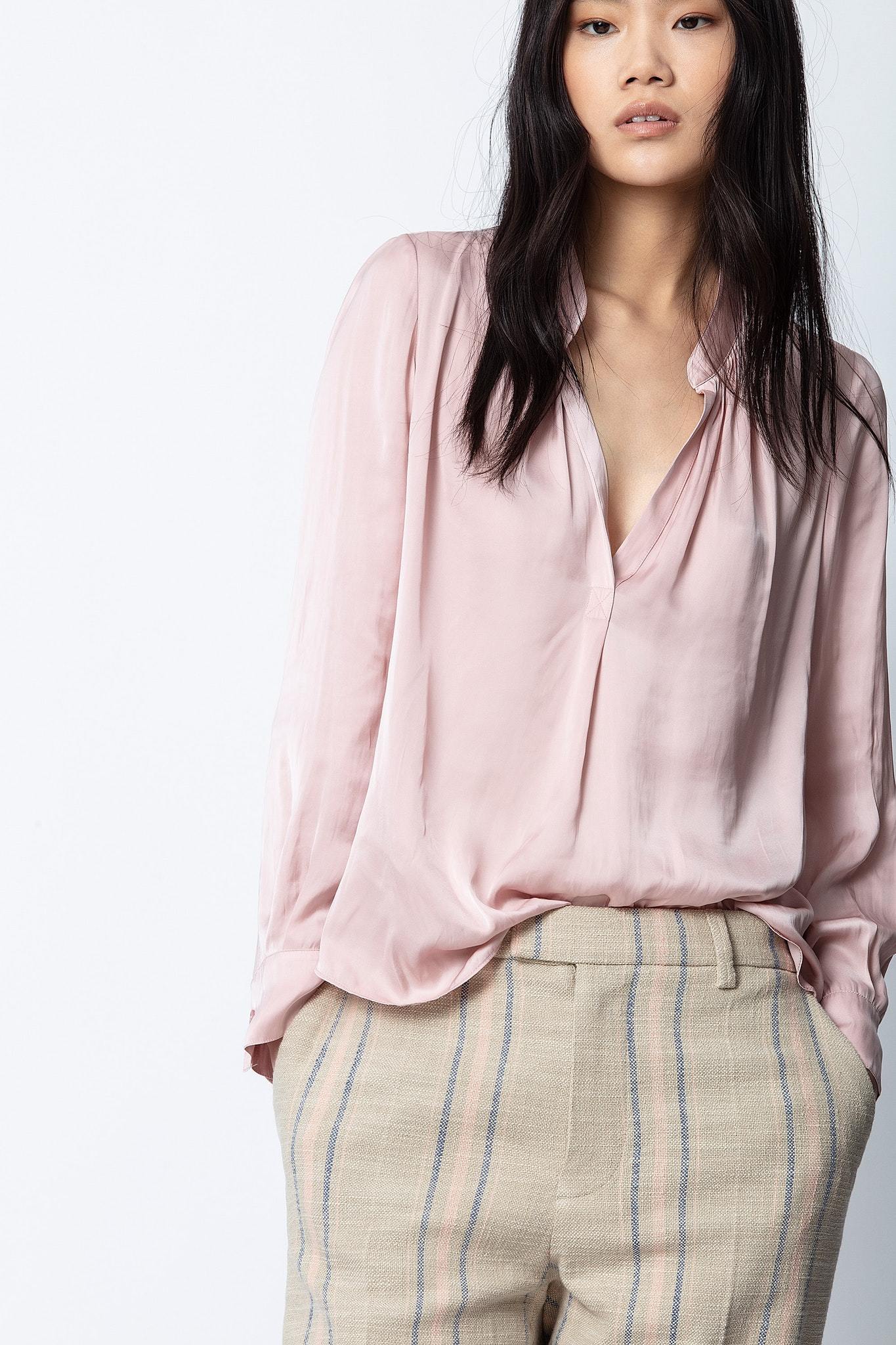 Zadig & Voltaire Tink Satin Top (SJCP0503F)