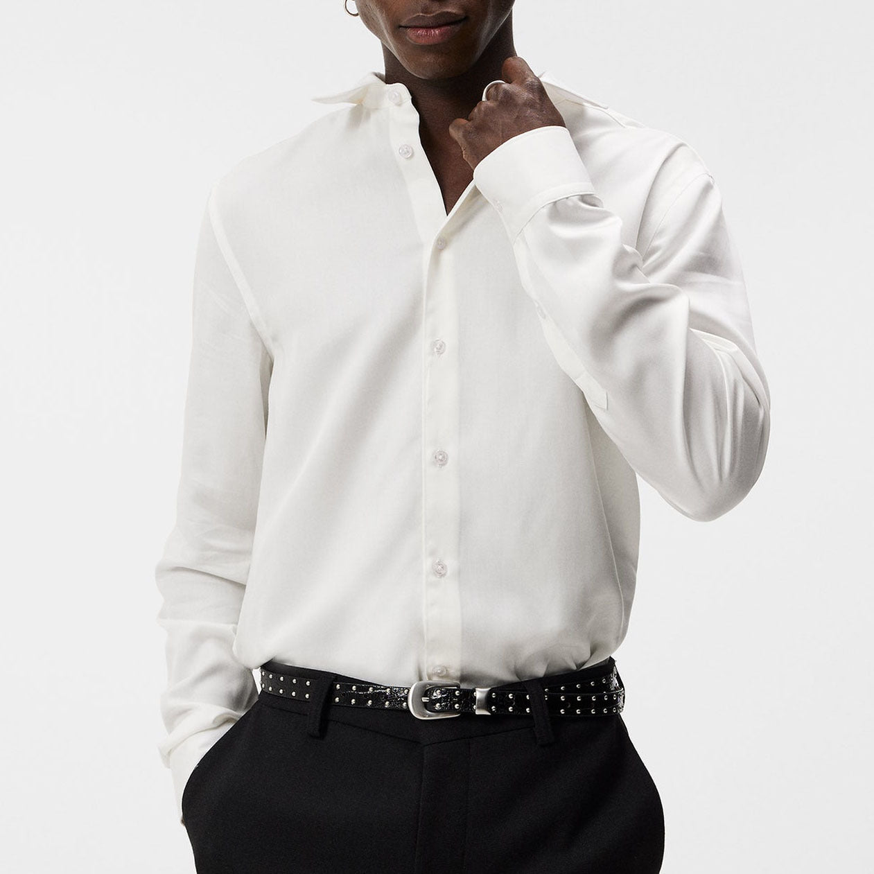 J.Lindeberg Slim Comfort Tencel Shirt (FMST09853)