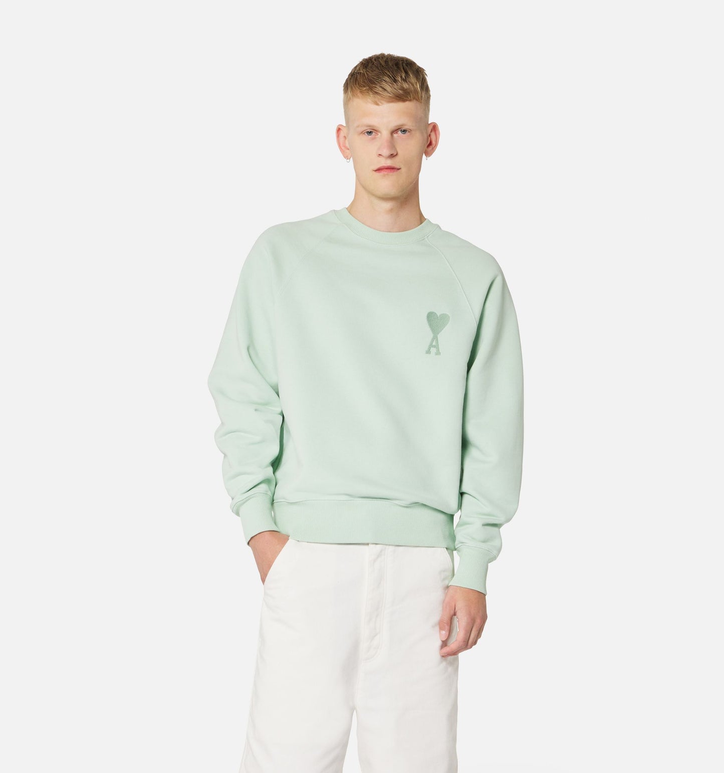 AMI Tonal Heart Logo Sweatshirt (USW002.747)