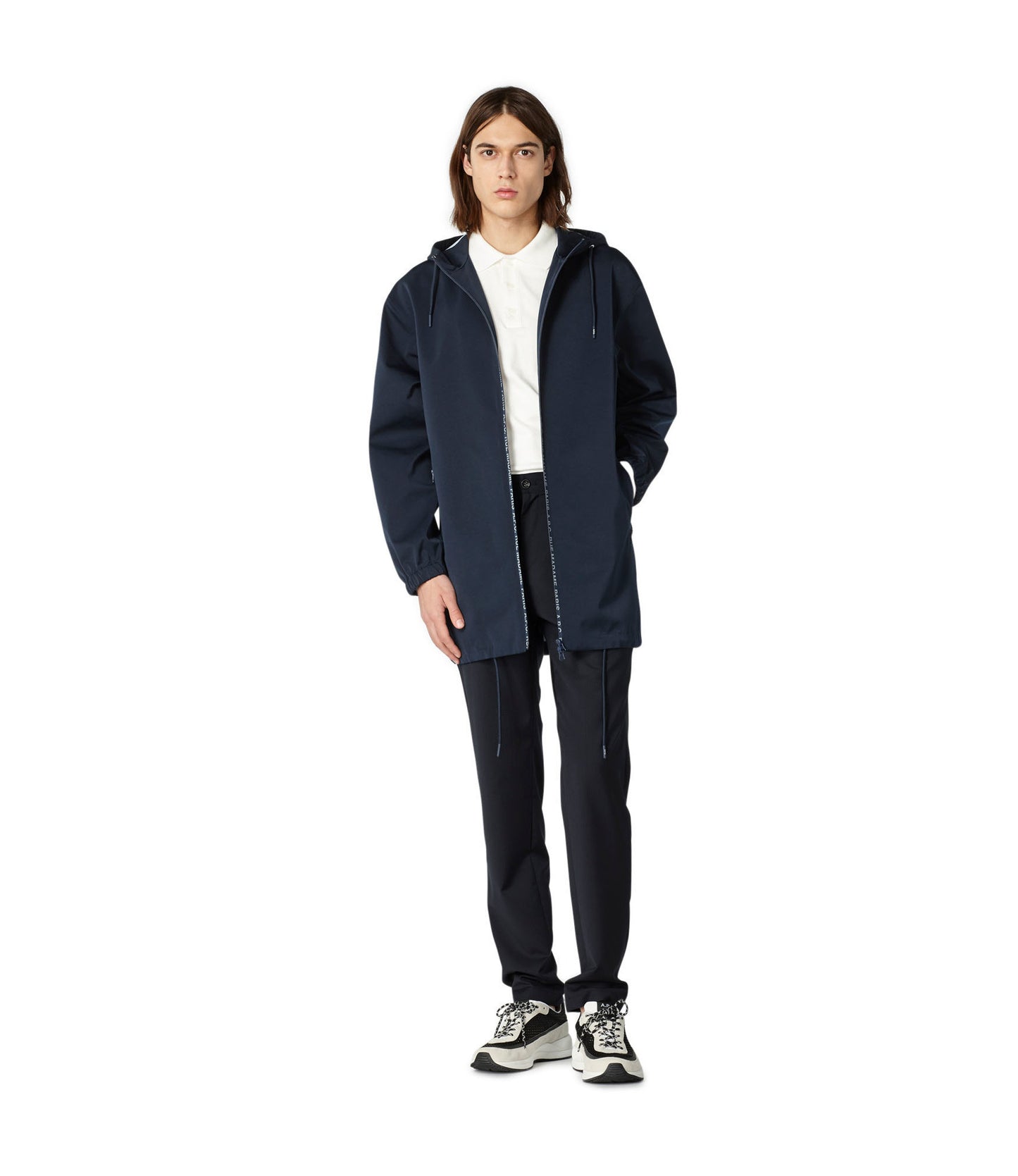 A.P.C. Philip Taped Logo Tech Parka (PSAEF-H30142)