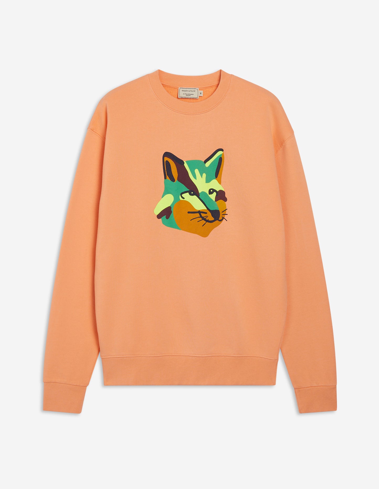 Maison Kitsuné Multicolor Fox Head Patch Sweatshirt (FU00363KM0001)