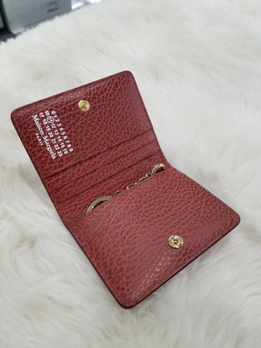 Maison Margiela Four Stitches Card Holder with Key Ring (S56UI0128 P0399)