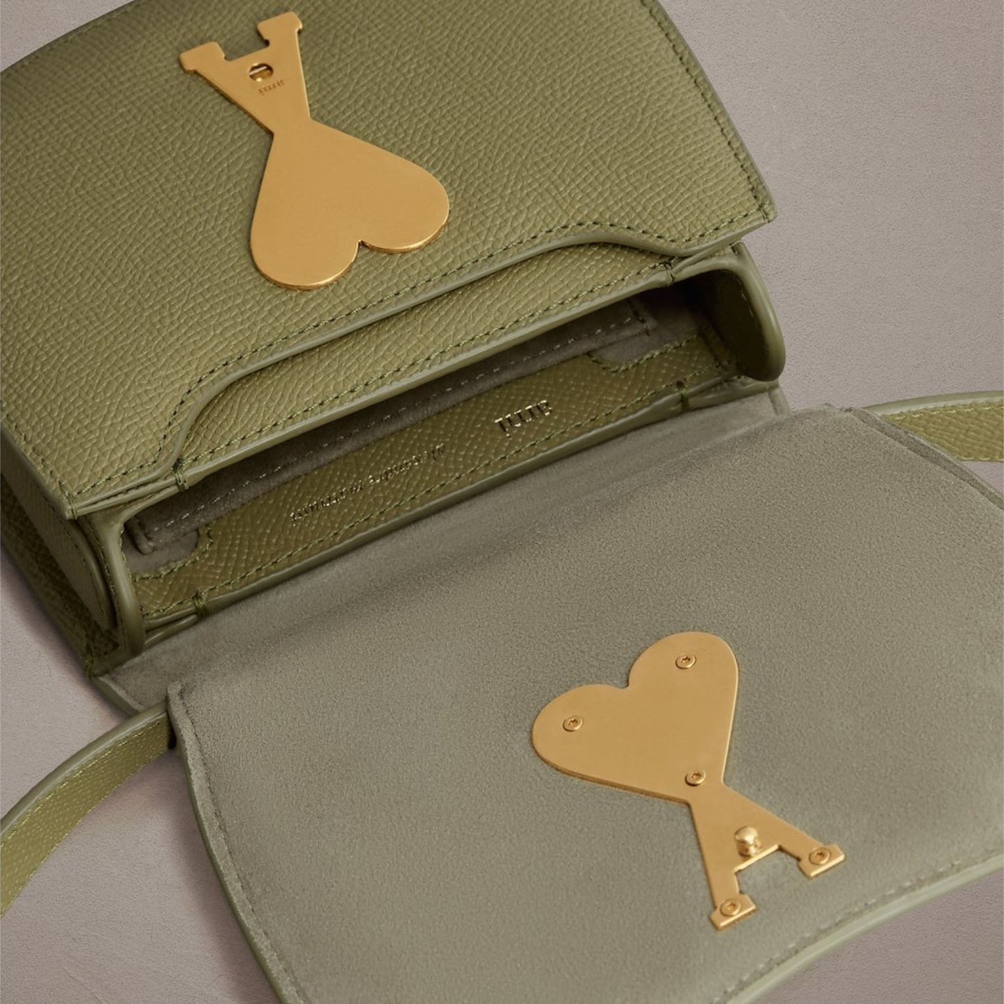 AMI Paris Mini Top Handle Bag with Logo Hardware (ULL008.AL0036)