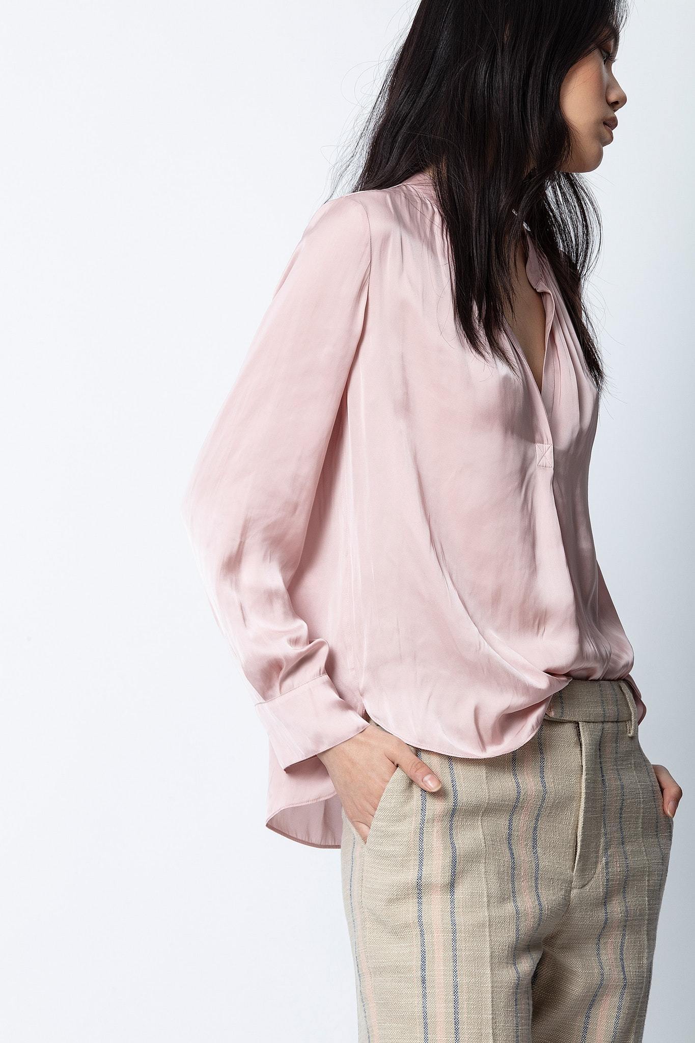 Zadig & Voltaire Tink Satin Top (SJCP0503F)