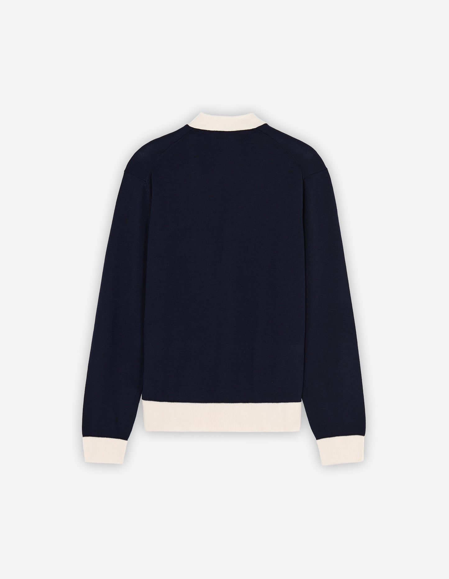 Maison Kitsuné Contrast Trim Fox Head Cardigan (HU00542KT1036)