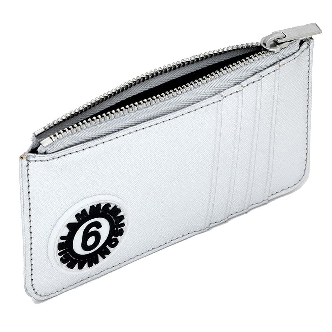 Maison Margiela 6 Leather Zip Card Holder (S54UI0071 P0408)