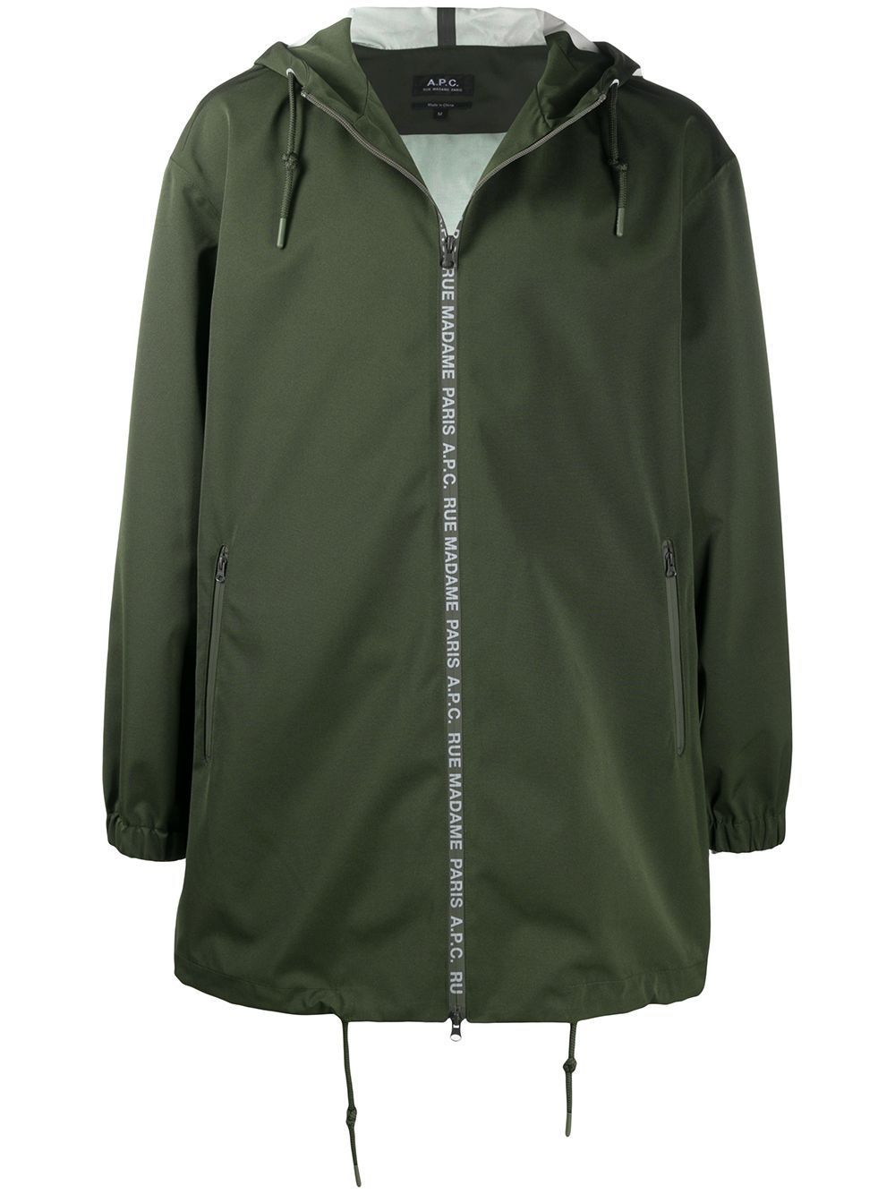 A.P.C. Philip Taped Logo Tech Parka (PSAEF-H30142)