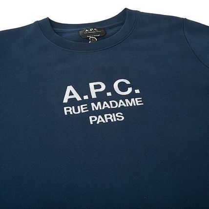 A.P.C. Logo Crewneck Sweatshirt (COEBH-F27561)