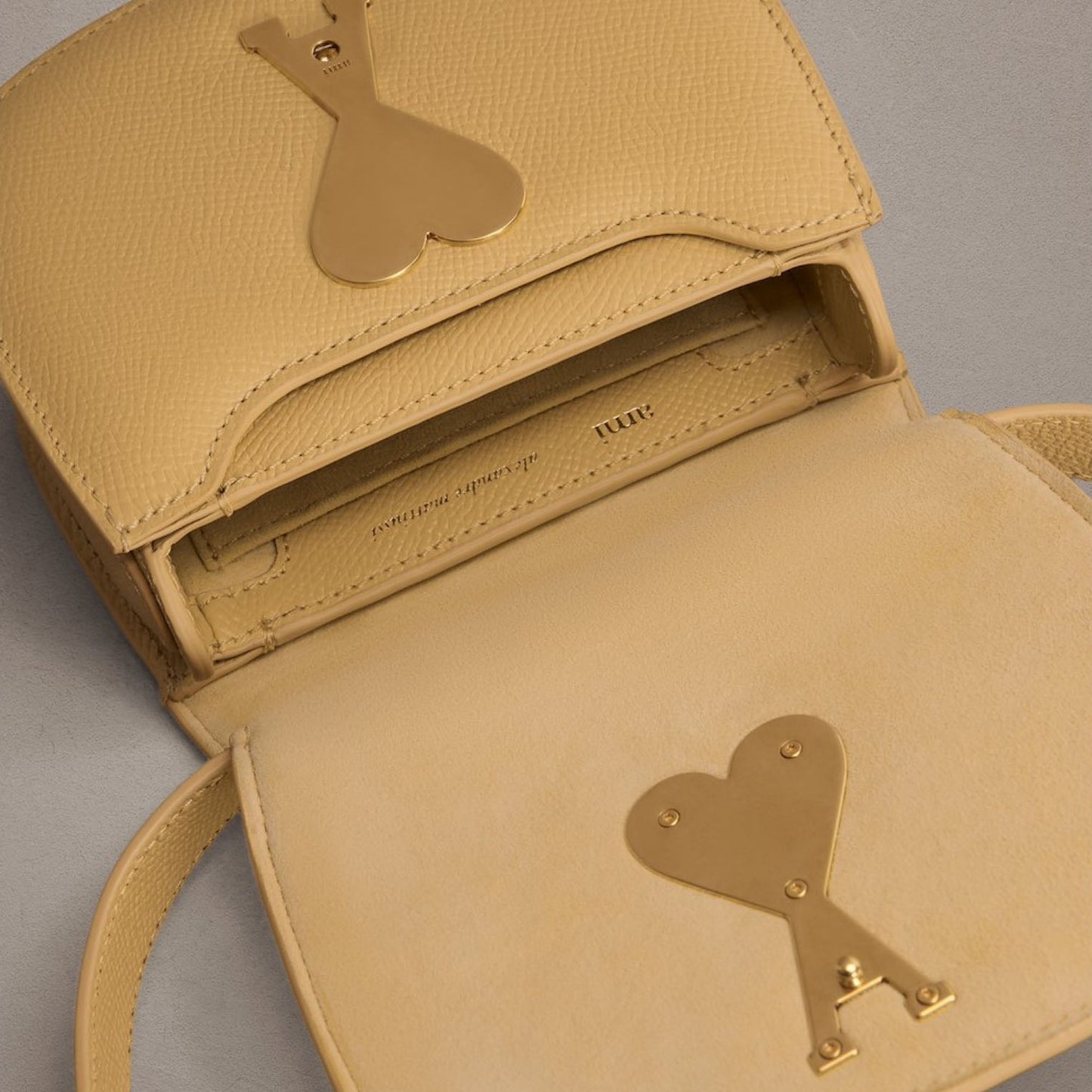AMI Paris Mini Top Handle Bag with Logo Hardware (ULL008.AL0036)