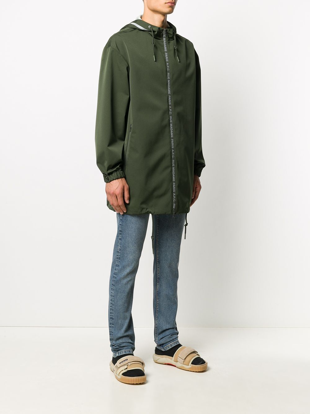 A.P.C. Philip Taped Logo Tech Parka (PSAEF-H30142)