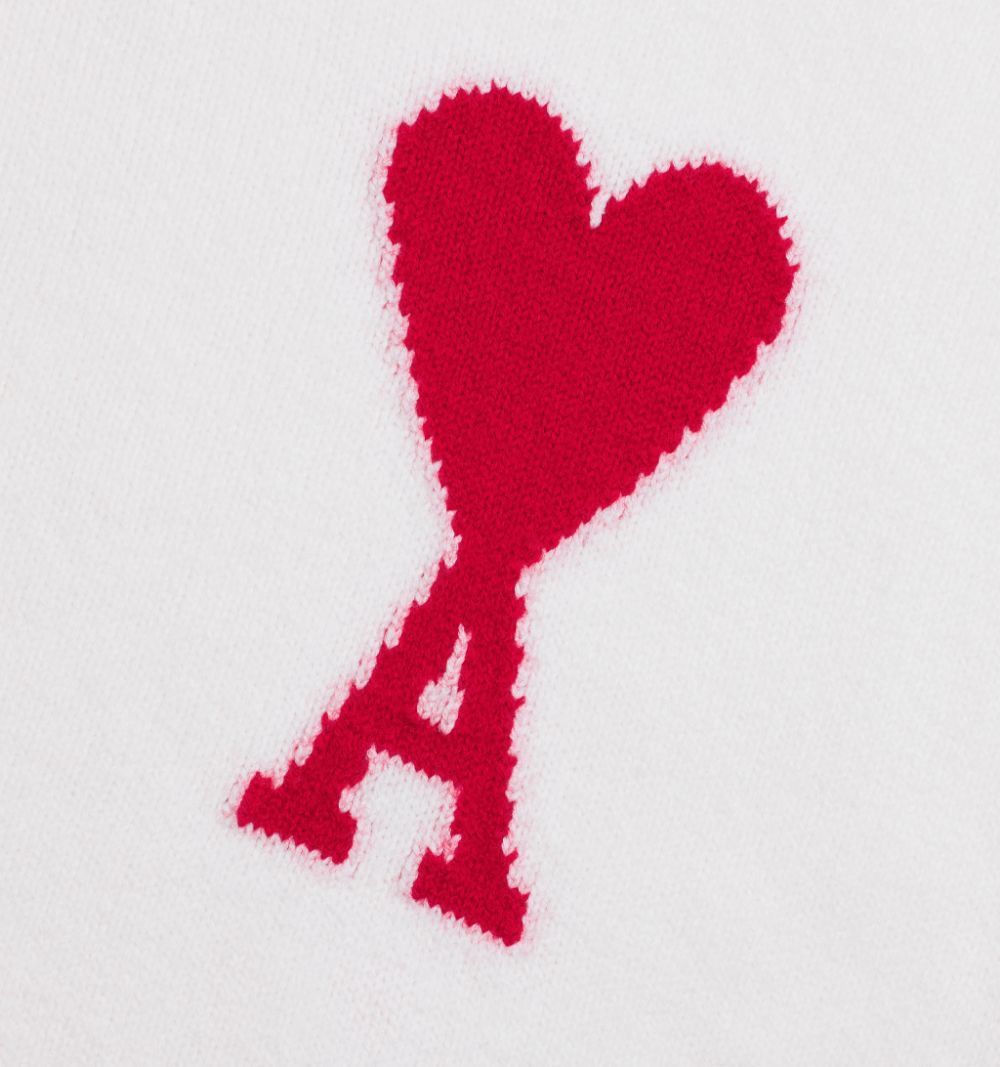 AMI Big Heart Logo Crewneck Sweater (UKS002.018)
