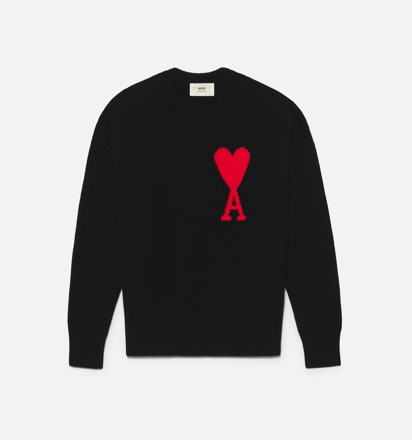 AMI Big Heart Logo Crewneck Sweater (UKS002.018)