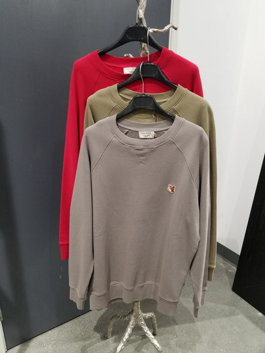 Maison Kitsuné Tricolor Fox Patch Classic Sweatshirt (FM00360KM0002)