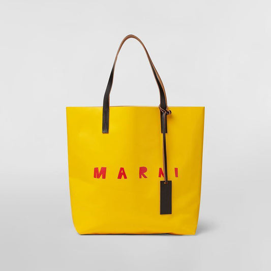 Marni PVC Logo Shopping Tote (SHMPQ10A06)