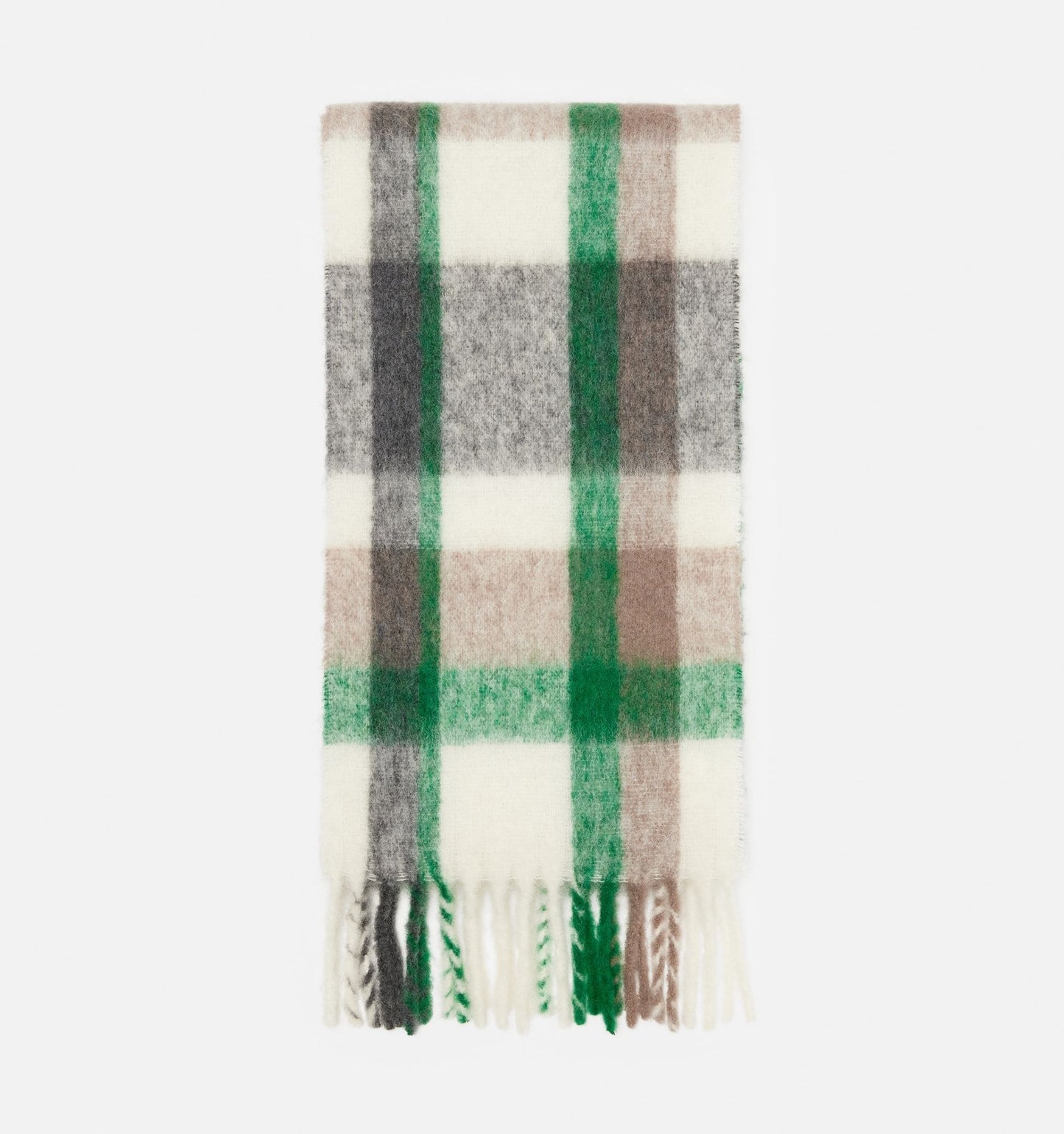 AMI Paris Oversized Check Wool Scarf (H21A405.335)