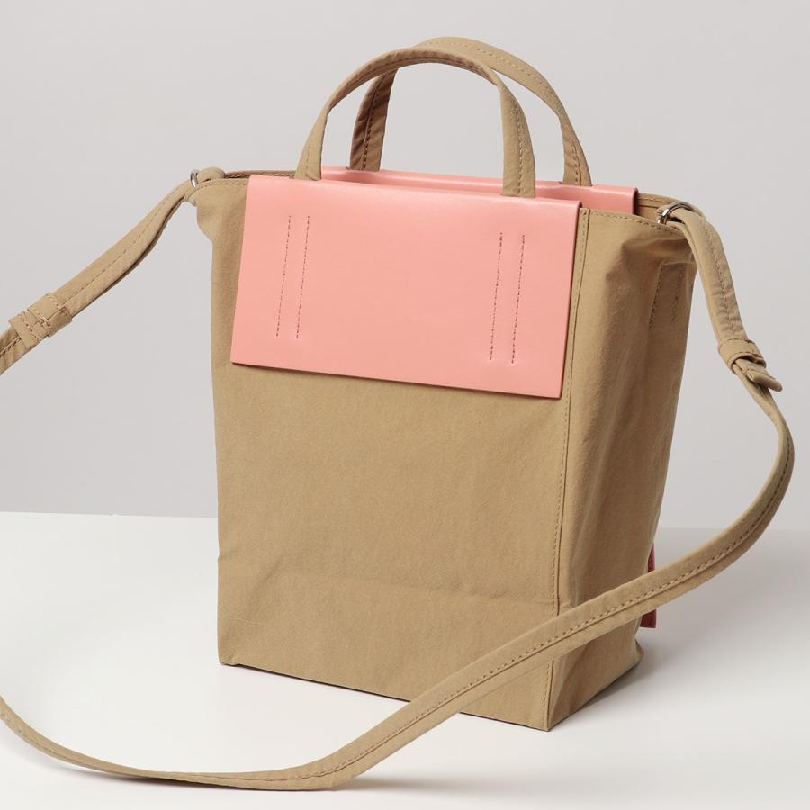 Acne Studios Papery Nylon Tote Bag – Brown/Pink (C10068)