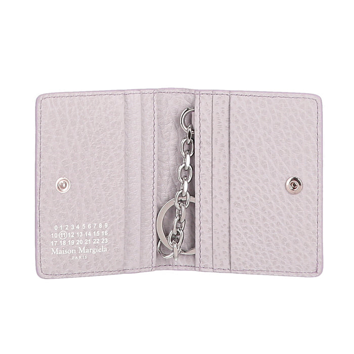 Maison Margiela Four Stitches Card Holder with Key Ring (S56UI0128 P4455)