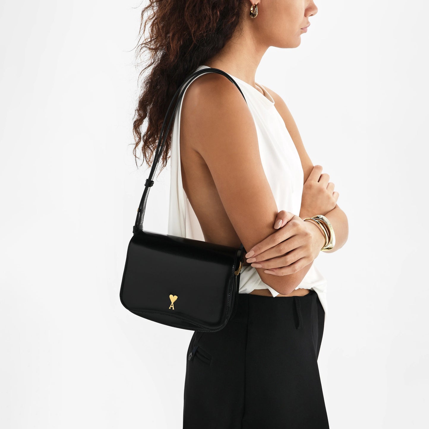 AMI Paris Paris Paris Bag ULL717.AL0139 Black
