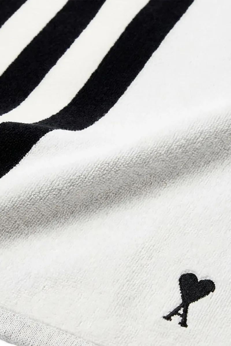 AMI Paris Little Ami De Coeur Stripes Towel UTW003.AK0015